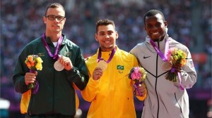 Medalla de plata en los 200m T44 - Credito: www.london2012.com