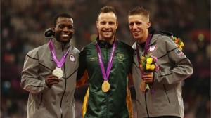 Ceremonia de premiación de los 400m T44 - Credito: www.london2012.com