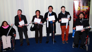 Estudiantes con discapacidad de Proyecto de Inclusión de la Universidad de Los Lagos.