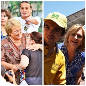 Candidatas con jóvenes con discapacidad.