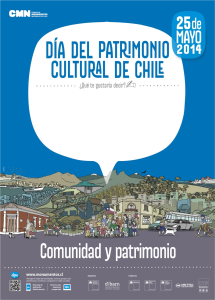 Afiche Día del Patrimonio Cultural 2014