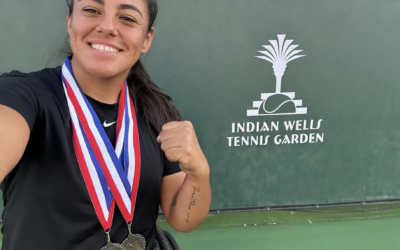 Macarena Cabrillana se corona campeona en singles y dobles del torneo de Indian Wells