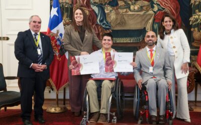 Nicolás Bisquertt es recibido en La Moneda tras actuación histórica en Milano Cortina 2026